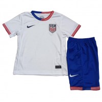 Camisa de time de futebol Estados Unidos Replicas 1º Equipamento Infantil Copa America 2024 Manga Curta (+ Calças curtas)